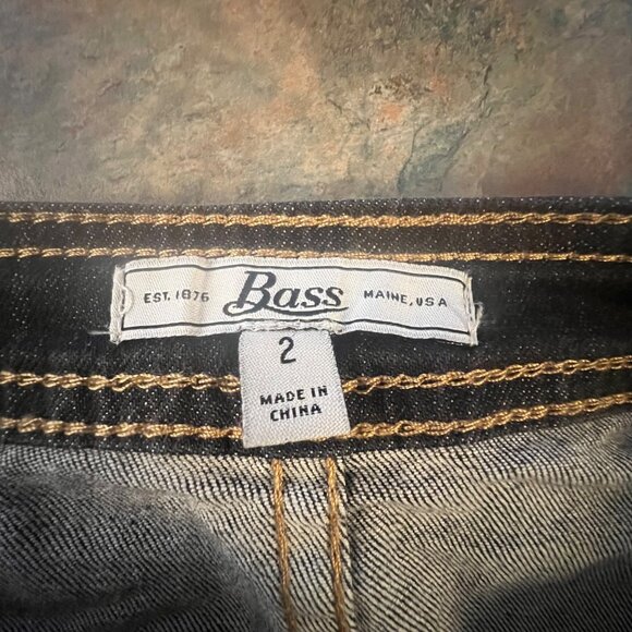 G.H. Bass & Co. Womens Denim Button-Front A-Line Skirt Size 2 - Picture 7 of 9